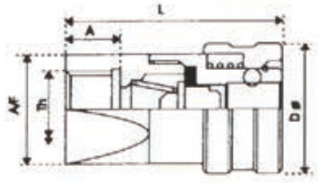female threading socket