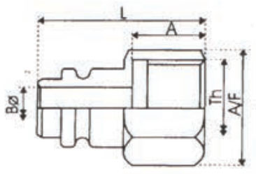 female threading socket